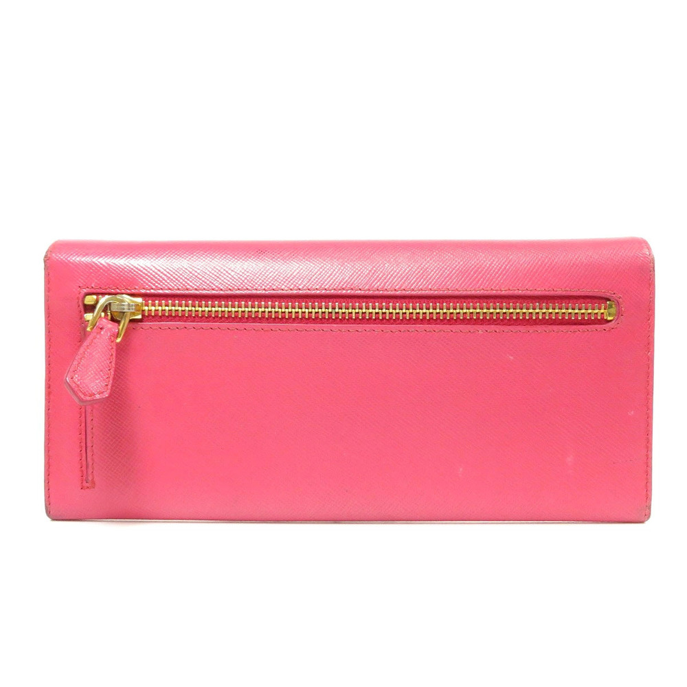 Prada Wallet Leather purse Saffiano Long coin